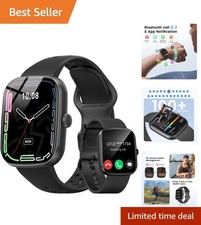 1.96" Smart Watch with Bluetooth Calling, Heart Rate Tracker  110 Sports Modes