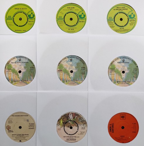JOB LOT OF 100 x 7" SINGLES - MOSTLY 1970s ROCK, POP, GLAM, FOLK etc *SEE LIST* - Picture 9 of 12