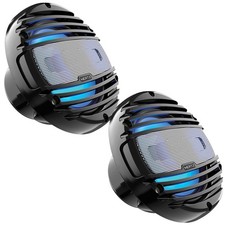 Hertz HMX 8 LD-TC - 8" 4-Ohm Coaxial Marine Speakers with RGB LEDs, Black Gri...