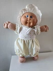 VntgCABBAGE PATCH KIDS PREEMIE DOLL XAVIER ROBERTS*Cabbage Patch Outfit & Bonnet
