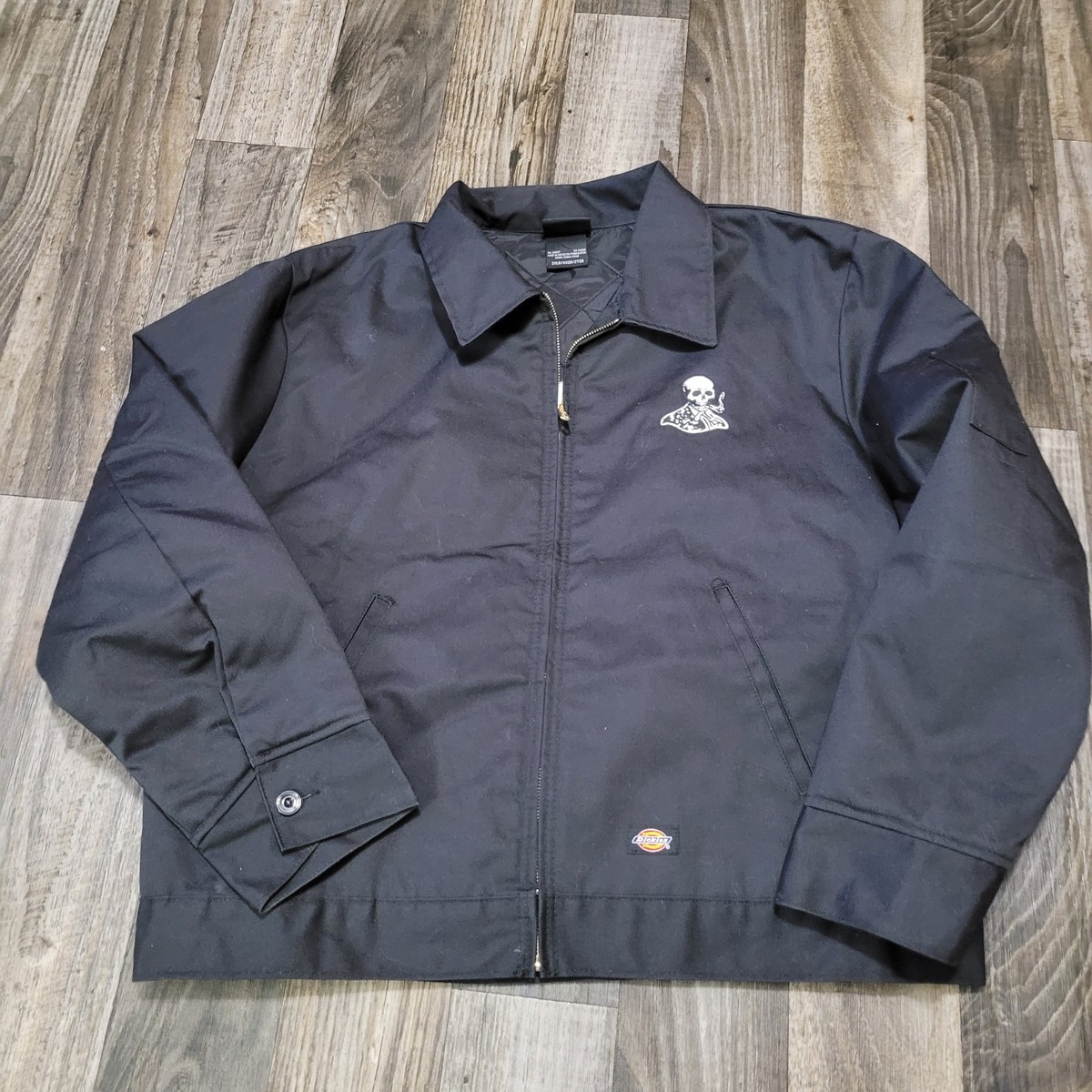 Dickies Quilted Black Eisenhower Full Zip Jacket Size 2XL Iron Smoke Distillery
