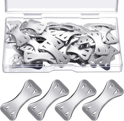 50 Pieces Elastic Bandage Clips Metal Aluminum Pins