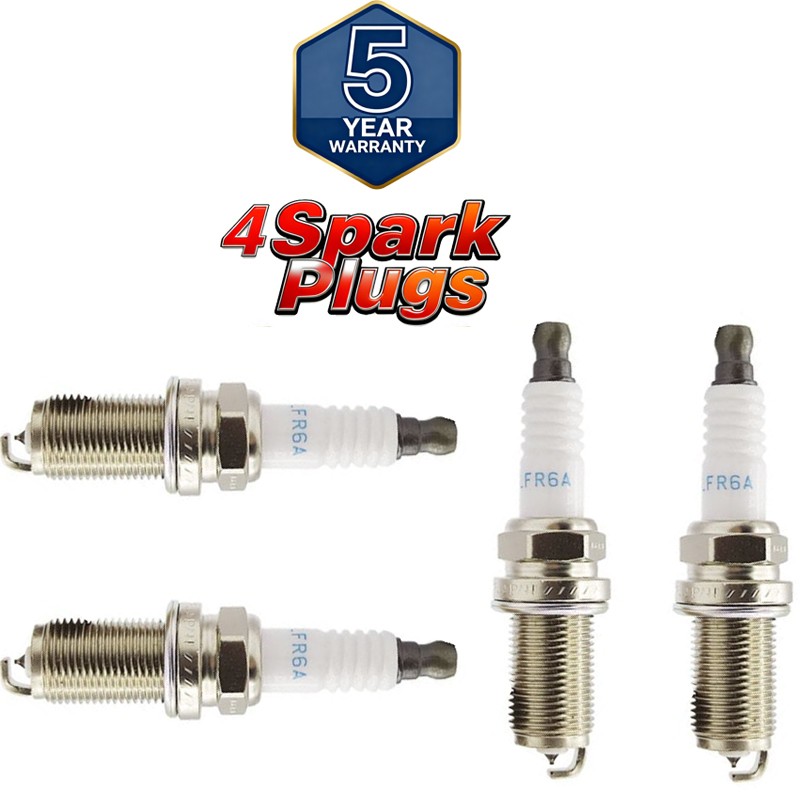 Set of 4 Subaru Spark Plugs 08-14 WRX  STi 05-09 Legacy GT 09-13 Forester XT