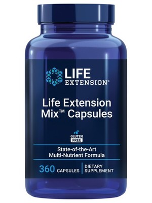 Life Extension Mix  Capsules, high-Potency 360 Capsules