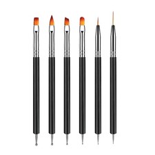 Vielseitiges 6-teiliges Nagelpinselset - Kreative Geschenke f&uuml;r Nagelkunst-Fans