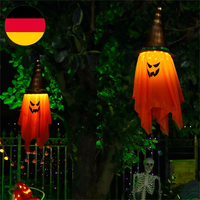 Bloomwin Halloween Deko Garten Outdoor Gruselig LED Lichterkette 2StüCk 1M