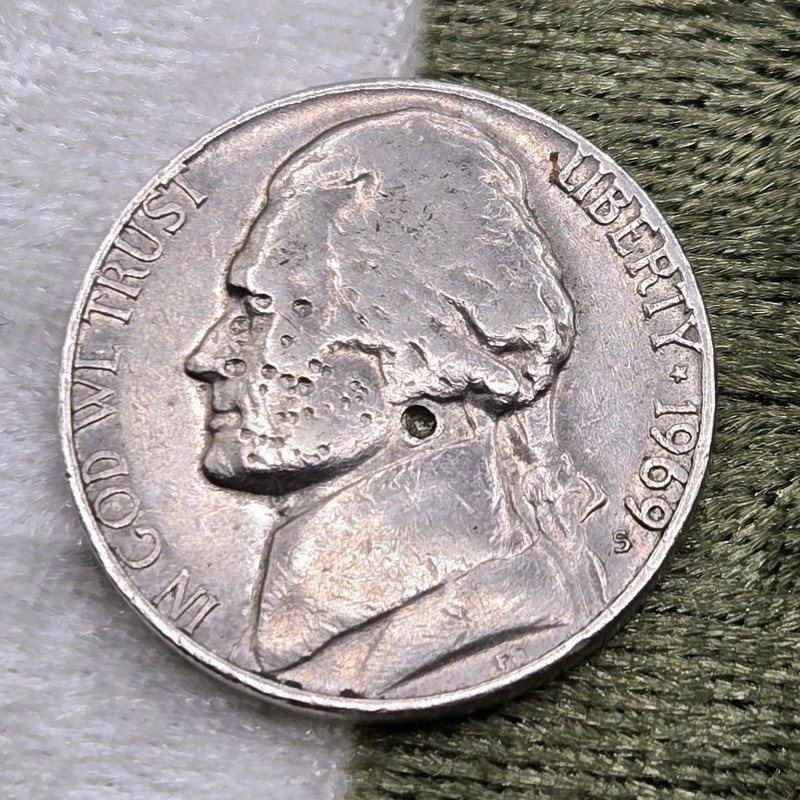 1969-S 5C Jefferson Nickel