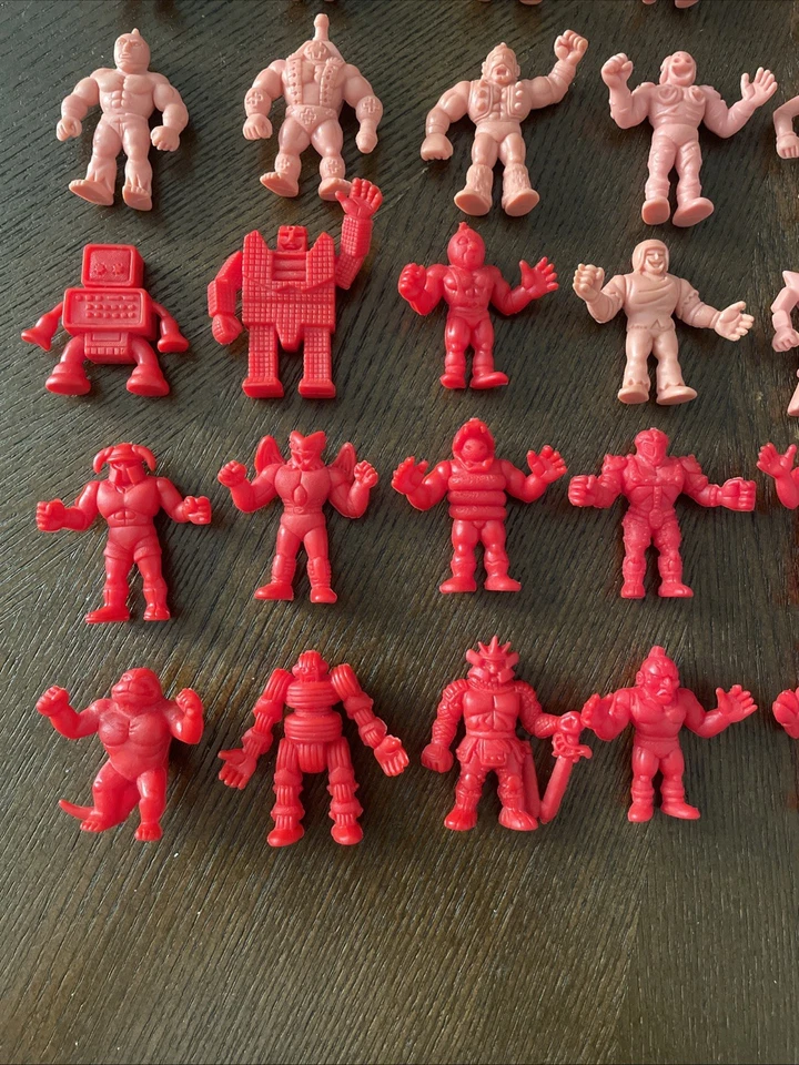 Mattel M.U.S.C.L.E. de colección Hombre Músculo - Lote de 48 Piezas - Rosa Bronceado Rojo Foto 2 de 4