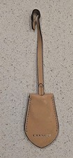 Coach Beechwood Leather Hidden Keyring Pouch Loop Key Fob Hangtag Keychain
