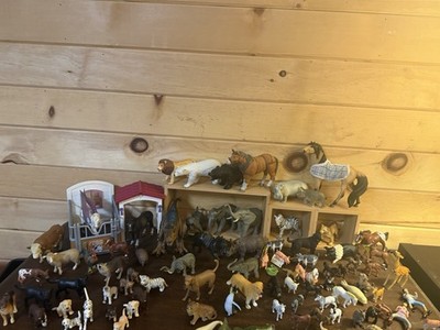 HUGE Lot of Safari Ltd, Schleich and Other Brand Plastic Pvc Toy Animal Figures