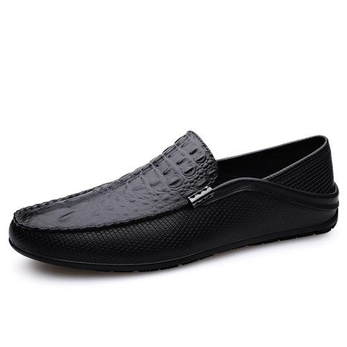  Herren Echtleder Vielseitig Business Freizeit Schuhe Weiche Sohle Flache Halbschuhe - Bild 6 von 26