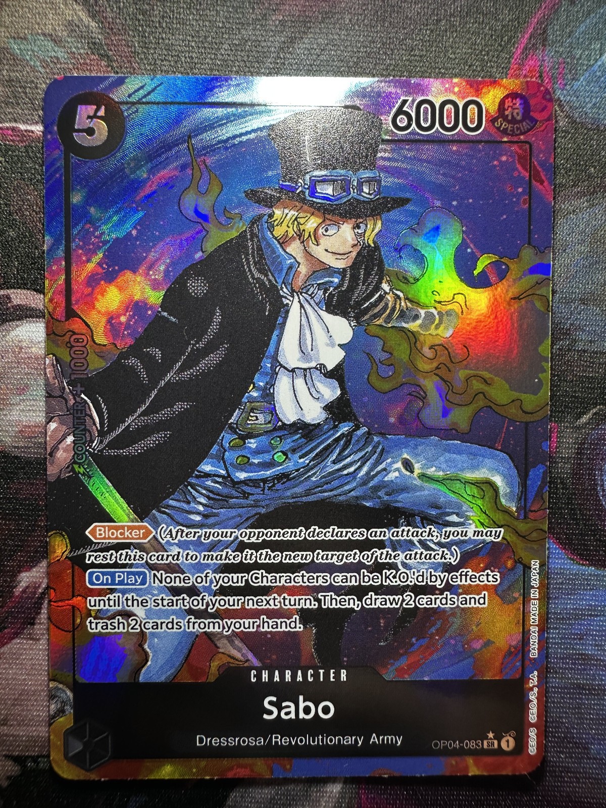 Sabo 2023 Kingdoms of Intrigue #OP04-083 Super Rare (Alternate Art