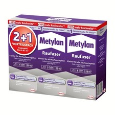 Metylan Raufaser Tapetenkleister 3 × 180 g K...