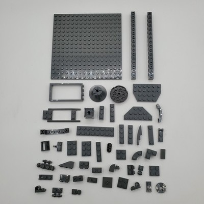 LEGO Dark Bluish Gray Parts Lot 48 pc Star Wars MOC Plate Technic Bricks CLEAN