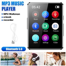 Bluetooth Support 128GB MP4/MP3 Lossless Music Player FM Radio Recorder Sport UK