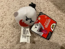 World Of Nintendo Clip On Boo Plush 3” 2016 Jakks Pacific Toys NEW WITH TAG!