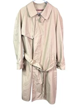 Hart Schaffner & Marx Men’s Size 46 R Trench Coat - Zip Out Lining