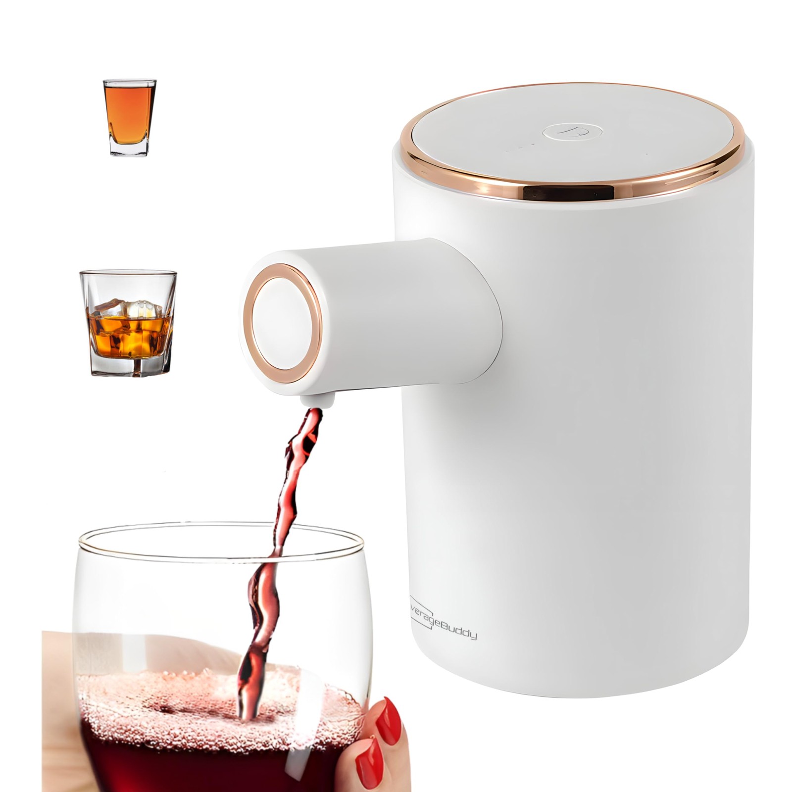 The Electric Wine Aerator Dispenser for Wine, Whiskey, Soju, and Liquor Perfe...