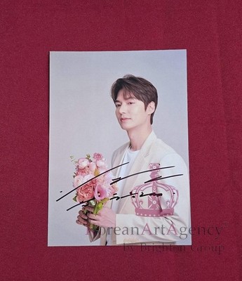 Rare Lee Min-ho Autograph   Authentic 7'' Signed Photo | K-Drama Collectible