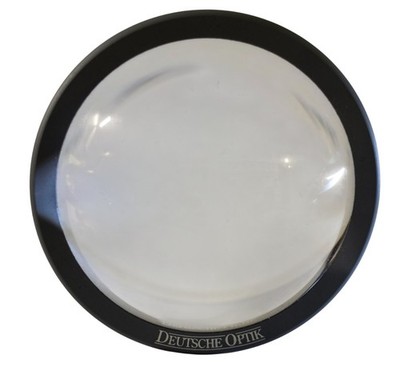 Deutsche Optik Dome Magnifier Map Magnifying Glass Luminette Clear Glass