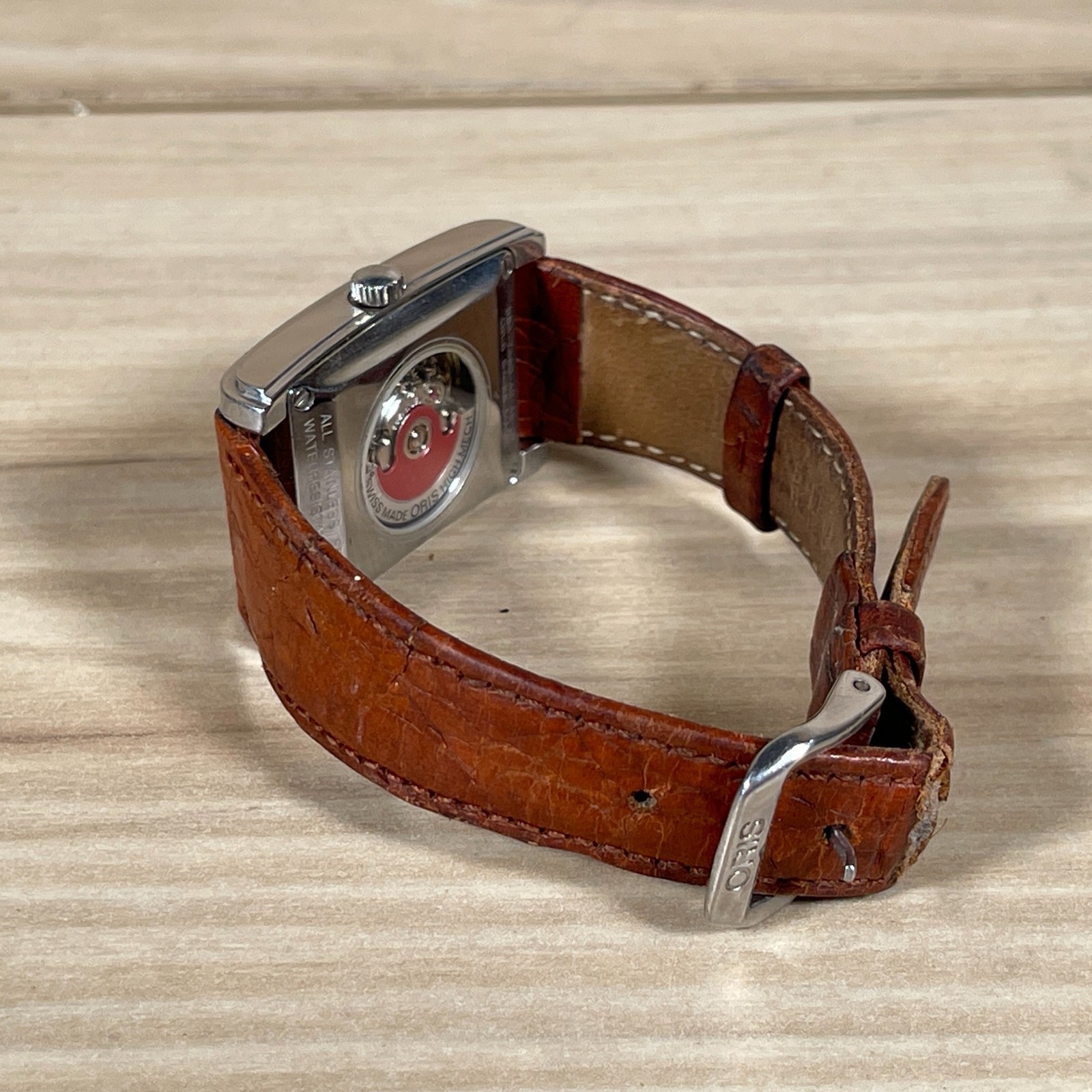 Oris Miles Rectangular Automatic Wristwatch Men's… - image 2