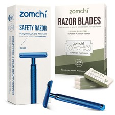 Upgrade Double Edge Safety Razor with 100 Counts Blades