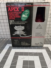 Coleman Peak 1 Apex II Stufa leggera a bruciatore singolo 445A720 - tripla alimentazione