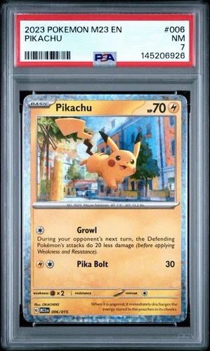 Pokémon TCG 2023 McDonald’s Pikachu Promo PSA 7 Near Mint