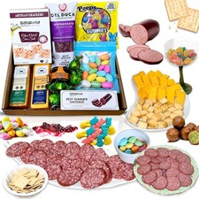 Easter Meat & Cheese Gift Basket – Sopressata, Summer Sausage, Smoked Gouda, Che