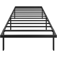 HOMCOM 3ft Single Bed Frame with Underbed Storage, No Box Spring Needed