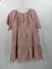 Pre-Owned Madewell Pink Size Large Short Short Sleeve Dress