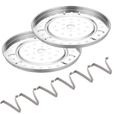 2-Pack 8.46-Inch Pressure Cooker Rack Stainless Steel Water Bath Canner with