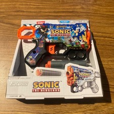 Zuru X-Shot Menace Dart Gun - Sonic The Hedgehog Mega Skin w/ 8 Rounds  NEW