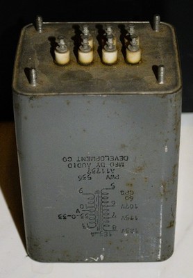 NOS VINTAGE ADC  POWER TRANSFORMER  185A  PWV 536   33-0-33 V