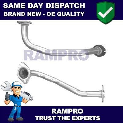 Rampro Front Exhaust Pipe Euro 2 Fits Toyota Corolla 1997-2000 2.0 D 1741064790