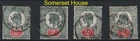 GB 1911 Somerset House 2d sg290, etc, specialised shades Spec M13 shades 1-4 fu