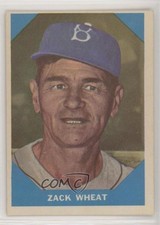 1960 Fleer Baseball Greats Zack Wheat #12 HOF pp8