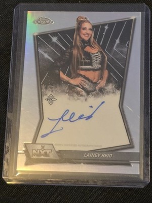 2026 Topps Chrome WWE RC Lainey Reid NXT Auto Refractor | eBay