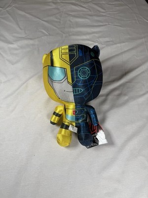 Toy Factory Transformers Bumble Bee Plush 7'' Tall Yellow And Blue