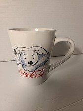 Tasse ours polaire Coca-Cola 2001 14 oz céramique blanche
