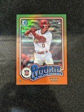 2024 Bowman Baseball ROY-3 Masyn Winn RC Orange Refractor #2/25