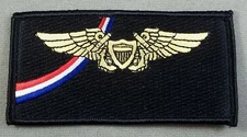 US Navy VFC - 12 " Fighting Omars " Flight Officer Name Tag Patch