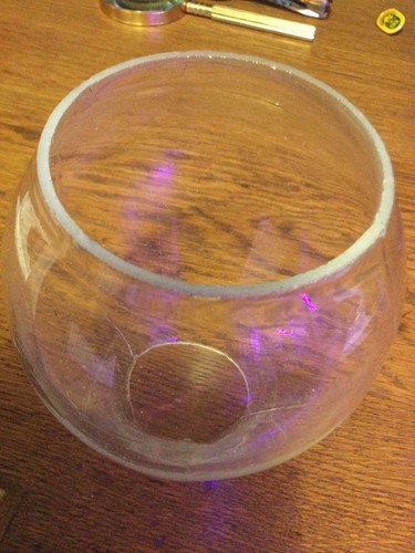 5 3/8 Clear Globe , Railroad