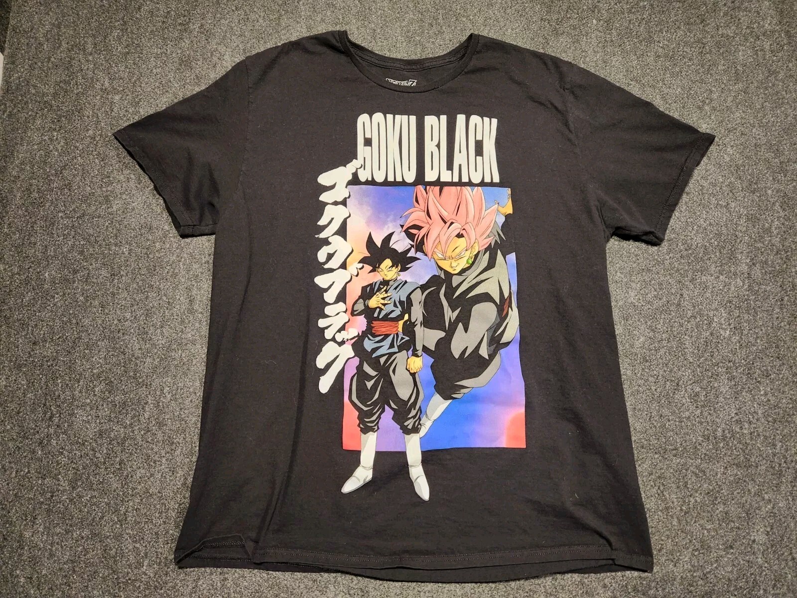 Dragonball Z Goku Black Manga Anime Graphic T Shirt B… - Gem