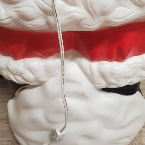 Santa Blow Mold Light Up Christmas 38" Tall Vintage Decor 1997 Grand Venture - Picture 12 of 22