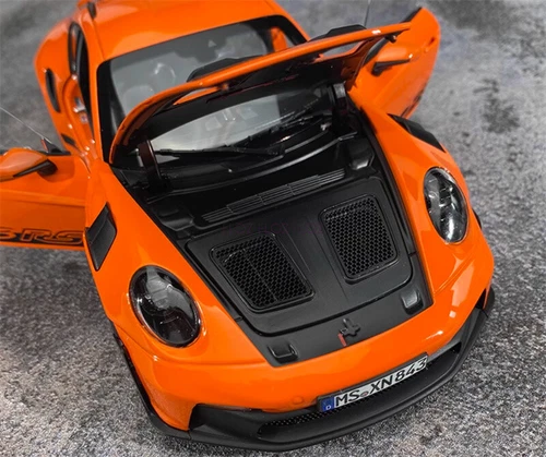 1:18 para NOREV para Porsche para 911 para 992 para GT3 para RS Naranja Rojo Oro Ruedas - Imagen 10 de 12