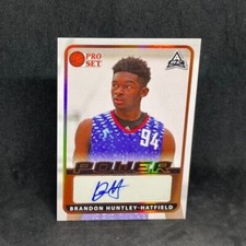 2021-22 Leaf Pro Set Power Brandon Huntley-Hatfield Bronze RC Auto XRC Rookie