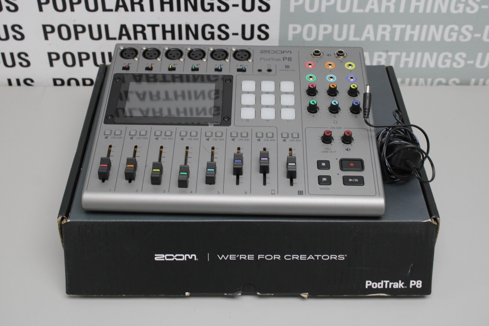 Zoom PodTrak P8 Portable Multitrack Podcast Recorder 884354023454 eBay