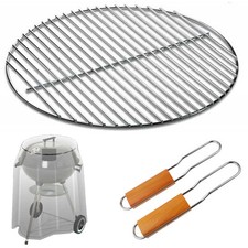 Edelstahl Grillrost für Weber Landmann Kugelgrill Ø 54,5cm 44cm 44,5cm 34,5cm