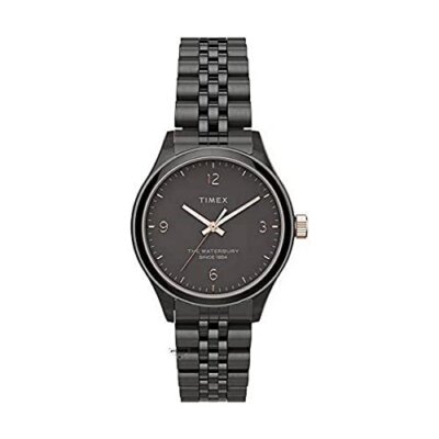 Timex Waterbury TW2T74900 Women's Quartz Watch NEW 34mm Case SS Band